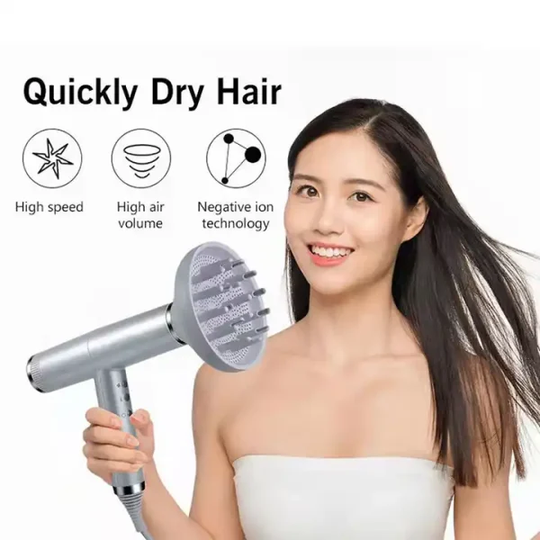 1600W Professional High Power Blow Dryer Hot And Cold Wind - Image 2
