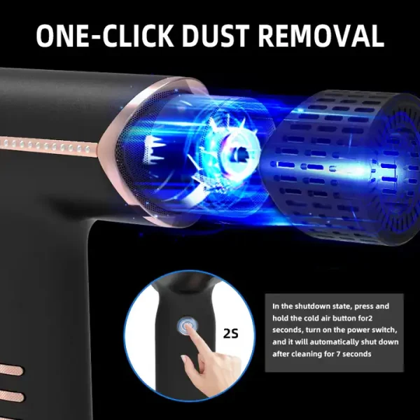 Durable and long life High-Speed 1200W 110000Rpm Hair Dryer Anion Hairdryers Hair Blow - Image 3