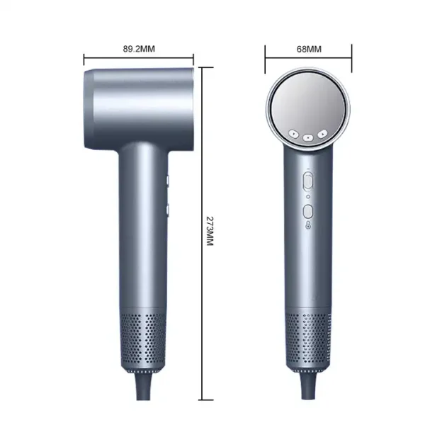 LCD Multi-function Negative Ionic Blow Dryer with 110, 000 RPM Brushless Motor - Image 3
