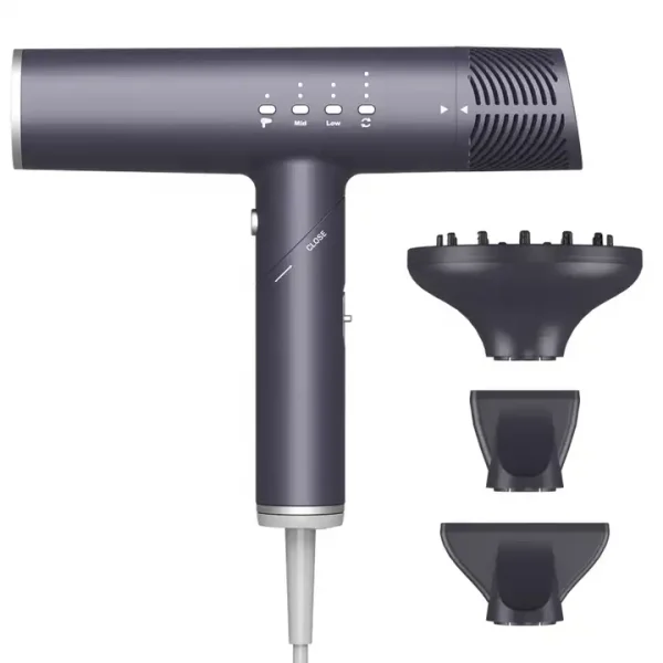 Low noise salon blow dryer professional cold air hair dryer with diffuser - Image 2