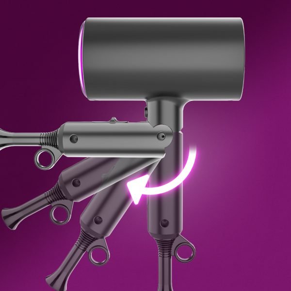 Hair Dryer Anion Folding Portable - Image 3