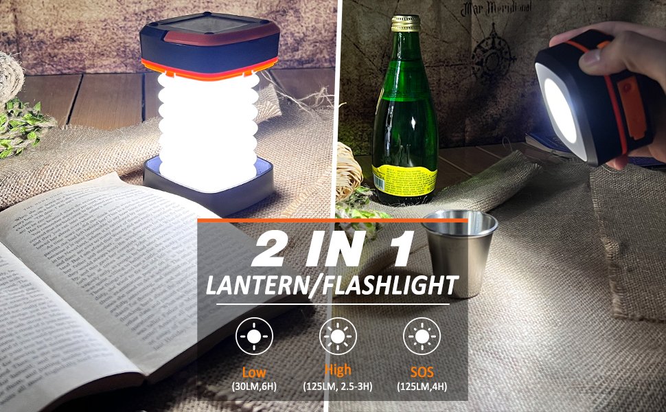 2 in 1 Lantern Flashlight