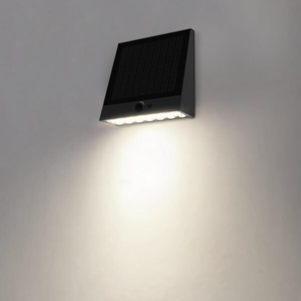 Solar Outdoor Lights, 1000LM IP65 Waterproof Solar Flood Lights with 4 Modes, 4000K Motion Sensor Solars Wall Light for House Number, Porch, Frontdoor, Backyard