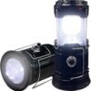 2-Pack Collapsible Camping Lantern Solar USB Rechargeable Portable Lightweight Waterproof LED Flashlight Survival Kits for Indoor Outdoor Home Emergency Light Power Outages Hiking Hurricane