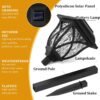 Solar Lights Outdoor Waterproof, 6 Pack LED Solar Garden Lights, Outdoor Decorations, Garden Decor for Yard, Patio, Landscape, Planter, Walkway (Warm White)
