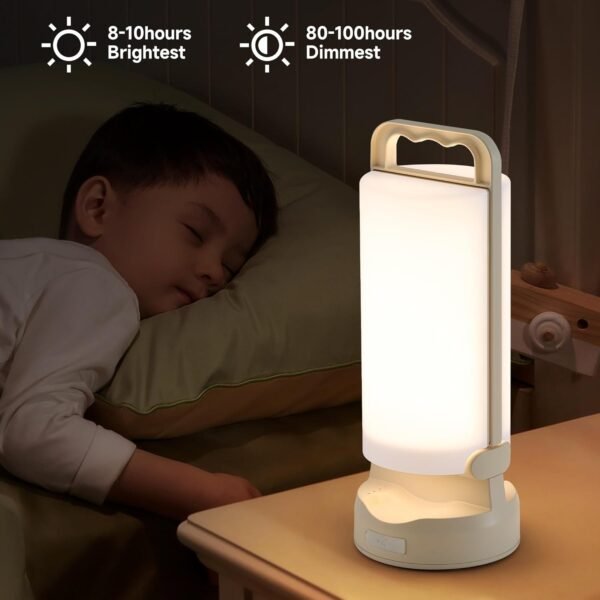 Camping Lantern LED Solar Lights, Rechargeable Waterproof Outdoor Camping Essentials, Dimmable Lanterns for Power Outages, Camp Gear, Emergency, Indoor