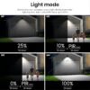 Solar Outdoor Lights, 1000LM IP65 Waterproof Solar Flood Lights with 4 Modes, 4000K Motion Sensor Solars Wall Light for House Number, Porch, Frontdoor, Backyard