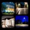 3 CCT in One Solar Street Light, 240000 LM LED, Radar/Motion Sensor, Waterproof - for Driveway, Garden, Backyard