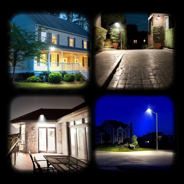 3 CCT in One Solar Street Light, 240000 LM LED, Radar/Motion Sensor, Waterproof - for Driveway, Garden, Backyard
