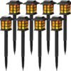 Solar Outdoor Lights,12 Pack LED Solar Lights Outdoor Waterproof, Solar Walkway Lights Maintain 10 Hours of Lighting for Your Garden, Landscape, Path, Yard, Patio, Driveway