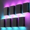 Solar Wall Light Outdoor,3000/4000/6000K 3 Modes Dusk to Dawn Lighting Wall Sconce IP67 Waterproof Up and Down Solar Lights Outdoor for House, Garage, Porch,Doorway (2 Pack)