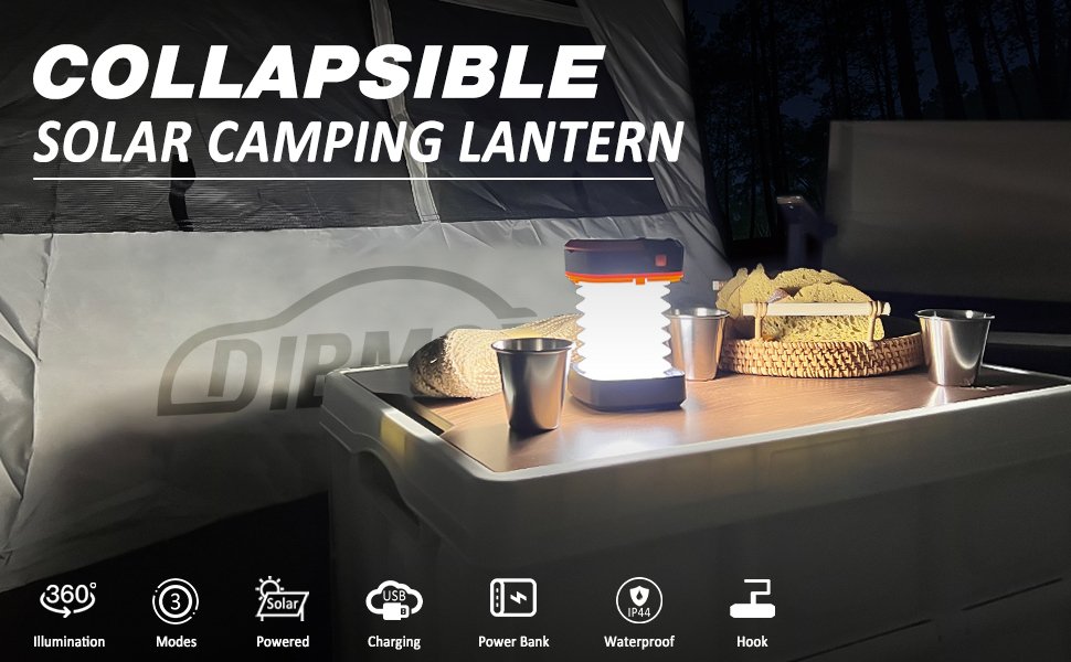 Collapsible Solar Camping Lantern